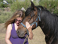 Deanne and Bugz in Carson City, Nevada, summer 2008.